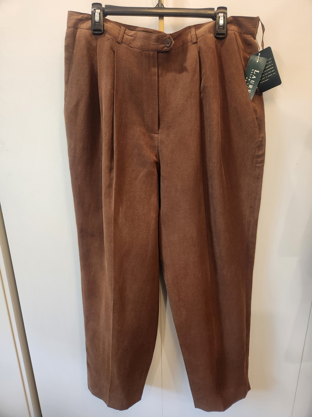 Lauren Ralph Lauren Silk/Linen Blend Women's Trousers